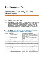 ignment 1c cost management plan 2 1