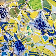 Mosaic Tile Decoration Broken Glass