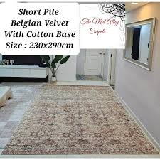 short pile belgian velvet carpet