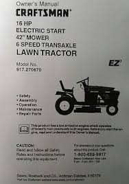 I have a craftsman riding mower model with an apparent wiring problem. Sears Craftsman Lawn Tractor