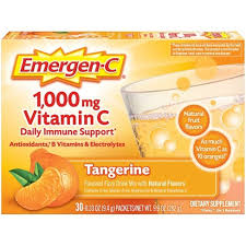 The vitamin c in dietary supplements is usually in the form of ascorbic acid, but some supplements have other forms, such as sodium ascorbate, calcium ascorbate, other mineral ascorbates, and ascorbic acid with bioflavonoids. Emergen C Vitamin C Dietary Supplement Drink Mix Tangerine 30ct Target