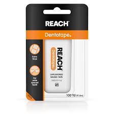 Reach Dentotape Extra Wide Waxed Dental Floss Unflavored
