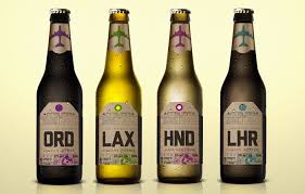 beer flight beer label design