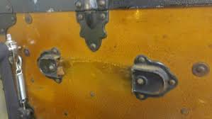 old steamer trunk corbin cabinet lock