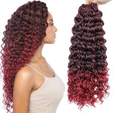 Tank you all so much for watching! Amazon Com 18inch Synthetic Deep Twist Crochet Hair Bohemian Crochet Braids Ombre Color Deep Wave Braiding Hair Extension 5packs 1b Bug Beauty