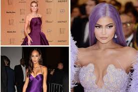 what to wear with a purple dress