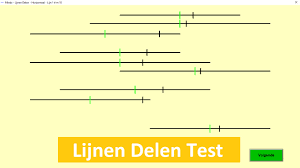The line bisection test is a test is a quick measure to detect the presence of unilateral spatial neglect (usn). Lijn Line Bisection Neglect Test Testmanager Minds