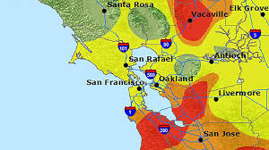 Guess we could do email or app notifications, but sms has a nice emergency services vibe that seems good for this. Map Here S Your Current Air Quality Report For The Bay Area Kqed