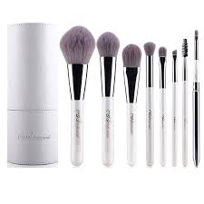 msq cosmetics white brush set