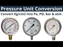 bar convert kg cm2 to pascal psi