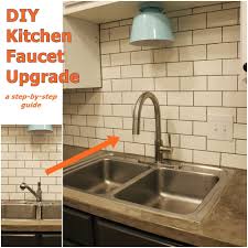 Turn off the hot and cold water supply valves located underneath the sink. How To Install A Kitchen Faucet