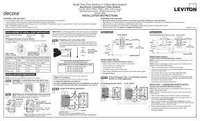 Leviton Ltb30 1lz Installation Guide Manualzz Com