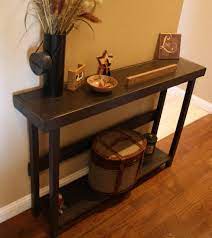 Rustic Console Table Entry Entryway