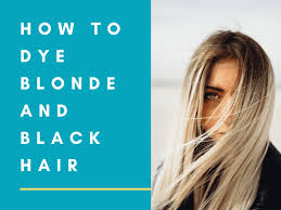 This works for darker hair too, but the darker your hair is, the darker the resulting blonde will be. How To Dye Blonde And Black Hair Bellatory