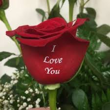 i love you more with embossed roses