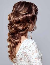 best hairstyles for brides with round faces