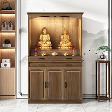 modern style cabinet buddha niche altar