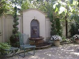 Classic Patio With Wall Fountain