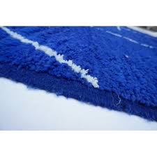 azilal berber carpet blue background