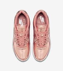 Swarovski bling nike air max 270 shoes in rose gold swarovski crystals, free domestic shipping. Women S Air Max 90 Metallic Rose Gold Release Date Nike Snkrs Id