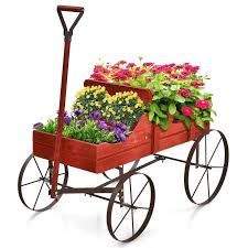 Decorative Garden Planter Small Wagon