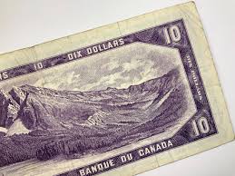 1954 canada 10 dollars circulated