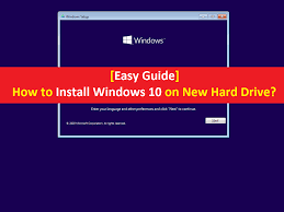 Hard disk without a drive letter: How To Install Windows 10 On New Hard Drive Steps