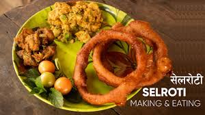 selroti making and eating new year