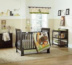 monkey kulala 4pc crib baby bedding set