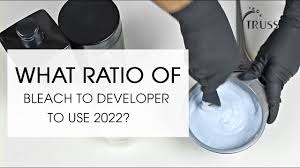 what ratio of bleach to developer