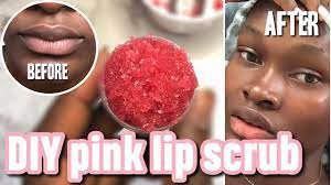 diy pink lip scrub at home how to get