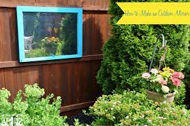 How To Make An Outdoor Mirror