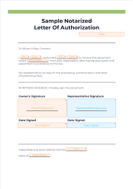 notarized doent sle what does it