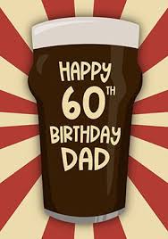 60th birthday dad beer card funky pigeon