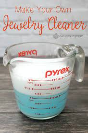 make your own diy jewelry cleaner