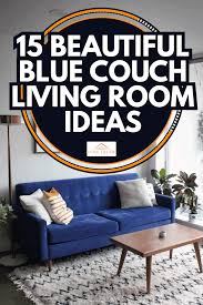 15 beautiful blue couch living room ideas