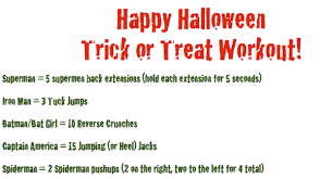 Trick Or Treat Workout Confessions Of A Fitness Instructor