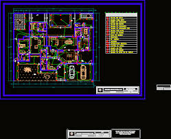 plan électrique dans autocad