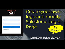 logo and customize sforce login