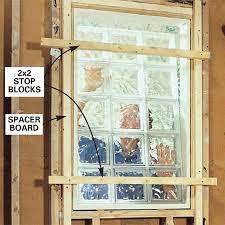 How To Install A Glass Block Window