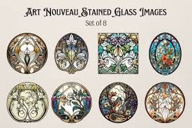 Art Nouveau Stained Glass Windows