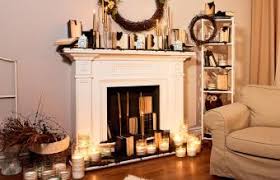 Decorating A Fireplace With Candles