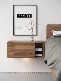A nightstand or a modern bedside table is a useful place for resting your glasses, keeping your lamp, or storing a book. 29 Coolest Floating Nightstands And Bedside Tables Digsdigs