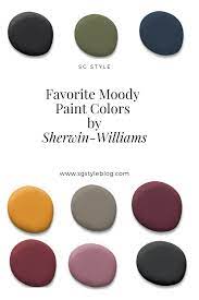 my favorite moody paint colors from