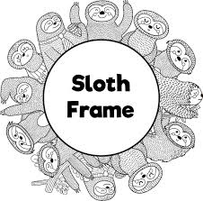 photo frame coloring pages for kids