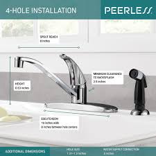 p115lf single handle kitchen faucet