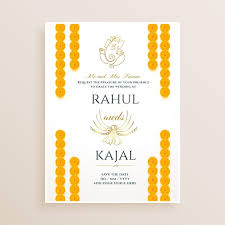 indian wedding card vectors