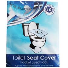 Basics Travel Toilet Seat Covers 10pcs