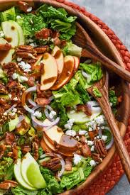 Sprinkle with salt and pepper. Apple Salad With Bacon Simple Joy