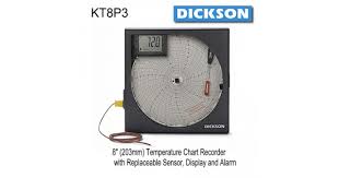 Dickson Kt8p3 Temperature Chart Recorder